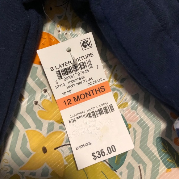 12 Months girl quilted jacket. NWT - Picture 2 of 2